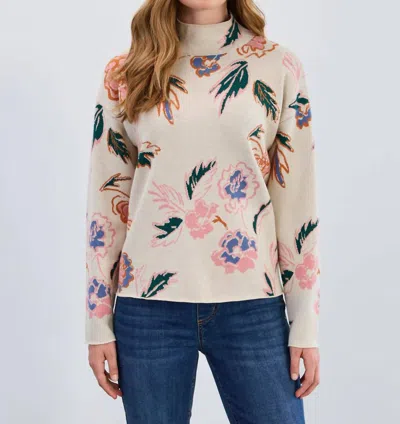 Fdj Mock Neck Loose Fit Sweater - Plus In Bloomsberry In Neutral