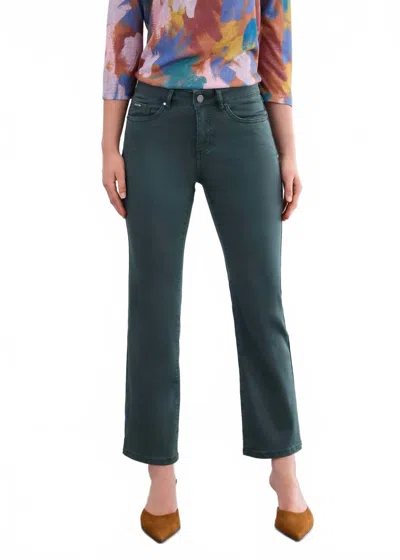 Fdj Olivia Ankle Boot Cut Denim Jeans In Spruce In Gray