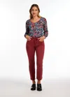Fdj Olivia Bootcut Ankle Jeans In Rust In Multi
