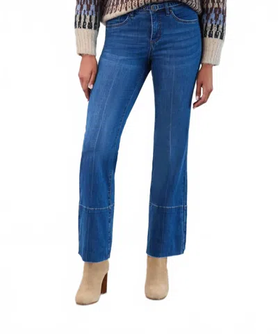 Fdj Olivia Bootcut Denim In Medium Wash In Blue