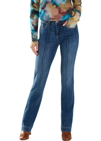 Fdj Olivia Bootleg Jeans In Indigo In Multi