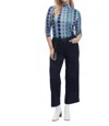 Fdj Olivia Cropped Jeans In Blue In Blue