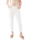 Fdj Olivia Pencil Ankle Carpenter Pants In White In White