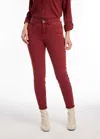 Fdj Olivia Slim Ankle Denim In Rust In Multi