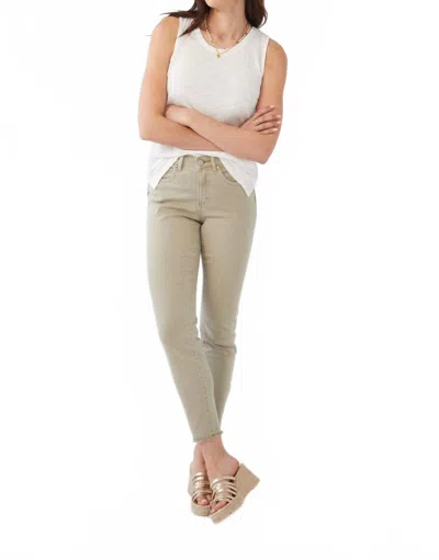 Fdj Olivia Slim Ankle Jeans In Olive In Neutral