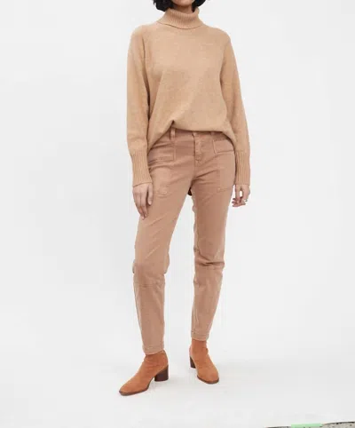 Fdj Olivia Slim Ankle Pants In Butter Rum In Brown