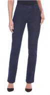 Fdj Olivia Straight Leg Jeans In Pleasant In Blue