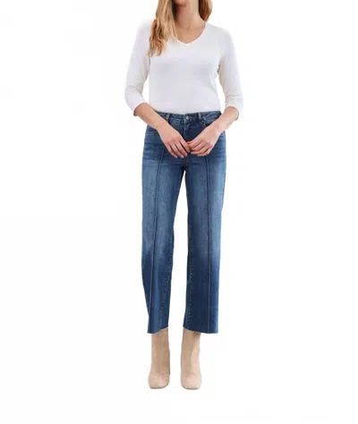 Fdj Olivia Wide Ankle Jeans In Vintage Wash In Blue