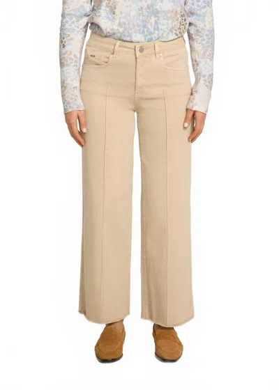 Fdj Olivia Wide Ankle Pants In Sandstone In Neutral