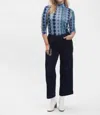 Fdj Olivia Wide Leg Trouser In Black In Black