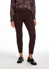 Fdj Pull-on Slim Ankle Jeans In Rich Brown In Multi
