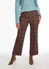 Fdj Pull On Wide Andle Pant In Brown In Brown
