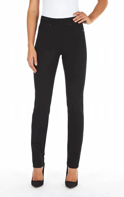 Fdj Pull-on Ponte Leggings In Black
