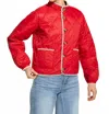 Fdj Reversible Lightweight Puffer Jacket In Red/navy In Red