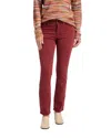 Fdj Straight Leg In Rust Red In Multi