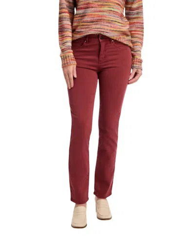 Fdj Straight Leg In Rust Red In Multi