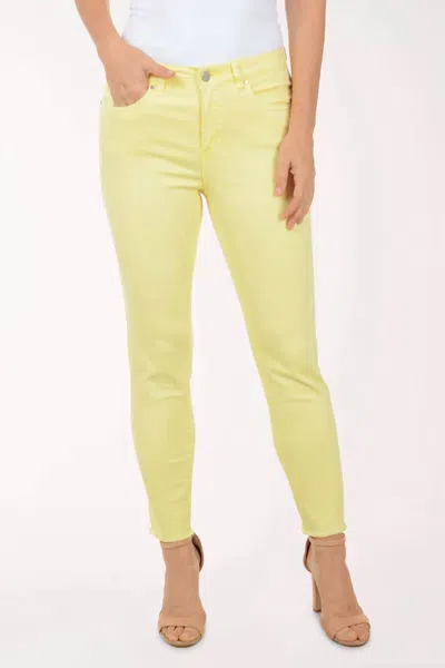 Fdj Suzanne Capri Jeans In Pineapp;e In Yellow