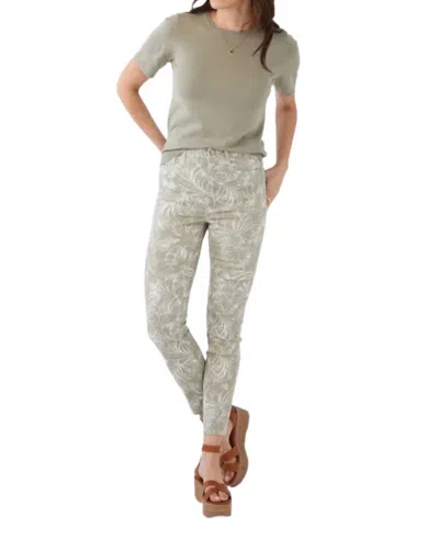 Fdj Suzanne Mid-rise Jeans In Green In Gray