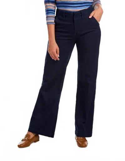 Fdj Suzanne Wide Leg Trousers Jeans In Dark Denim Wash In Blue