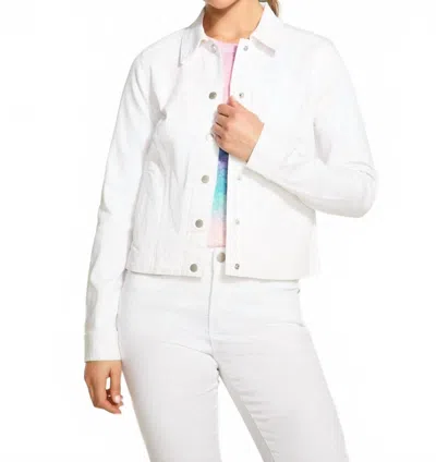 Fdj Twill Long Sleeves Jacket In White