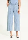 Fdj Women's Cropped Jeans In Powder Wash In Blue