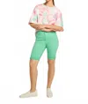 Fdj Women's Suzanne Bermuda Pant In Patina In Green