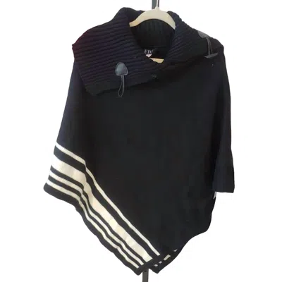 Fdj Women's Sweater Shawl In Black