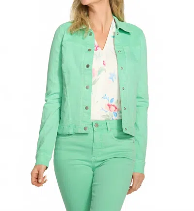 Fdj Women's Thea Twill Jacket In Patina In Green