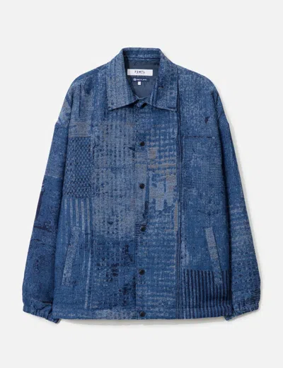 Fdmtl Boro Jaquard Coach Rinse In Blue