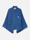 Fdmtl Coverall Cape 3yr Wash In Blue