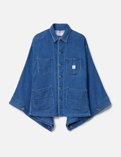 Fdmtl Coverall Cape 3yr Wash In Blue