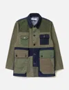 Fdmtl Coverall Jacket Rinse In Green