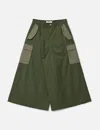 Fdmtl Hakama Cargo Pants Rinse In Green