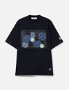 Fdmtl Patchwork Tee In Black