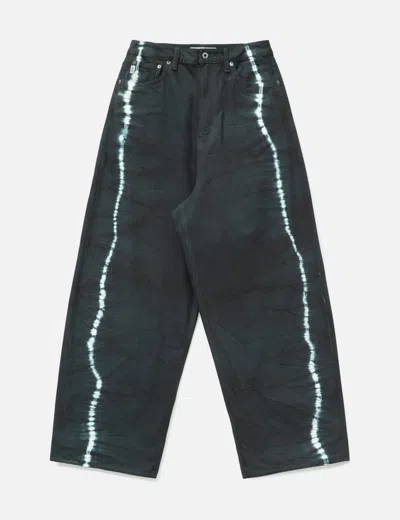 Fdmtl Wide Arimatsu Pants Rinse In Green