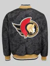 Fe Apparel Big & Tall Men's Nhl® Reversible Bomber Jacket In Gray