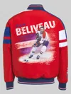 Fe Apparel Legends Of The Game Nhl® Reversible Padded Bomber Jacket In Red