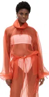 Fe Noel Organza Sports Top Fuego In Fuego