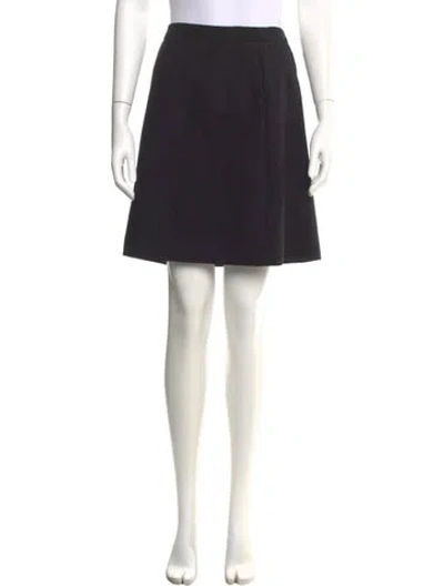 Pre-owned Fe Zandi Mini Skirt In Black