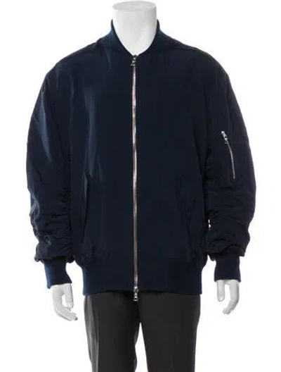 Pre-owned Fear Of God 2014-2015 Third Collection Bomber Jacket In Blue