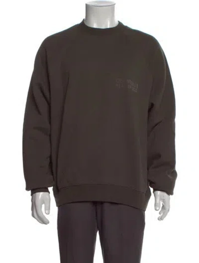 Pre-owned Fear Of God 2022 Crew Neck Sweatshirt W/ Tags In Brown