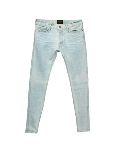 Pre-owned Fear Of God 2024 Distressed Jeans In Blue