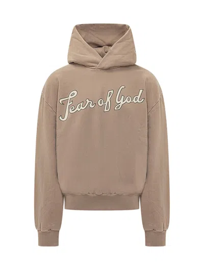 Fear Of God 26 Cthess Fit Hoodie In Brown