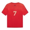 Fear Of God 7 Tee 'vintage Red' In Red