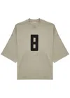 Fear Of God 8 Milano Embroidered Jersey T-shirt In Paris Sky