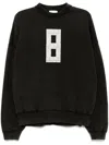 Fear Of God Boucle 8 Hoodie Clothing In Schwarz
