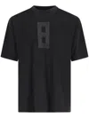 Fear Of God Mens Black Crewneck Relaxed-fit Cotton-jersey T-shirt In Black