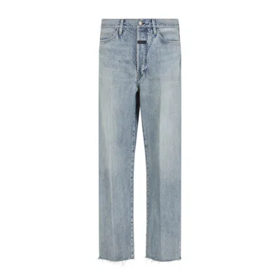 Fear Of God 80s 5 Pockets Light Blue Cotton Jeans