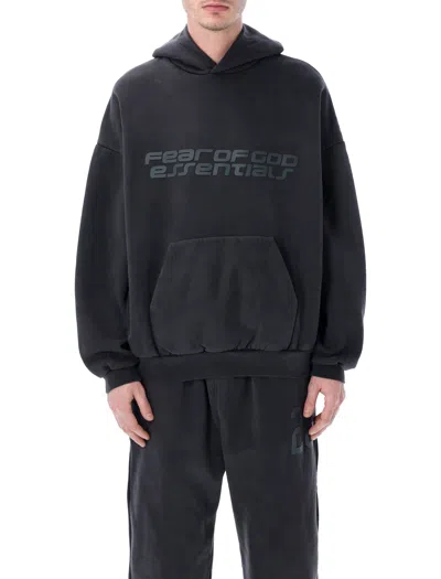 Fear Of God 90s Oversized Hoodie -  Essentials In Black
