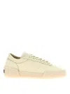 Fear Of God Man Sneakers Ivory Size 7 Leather In Metallic